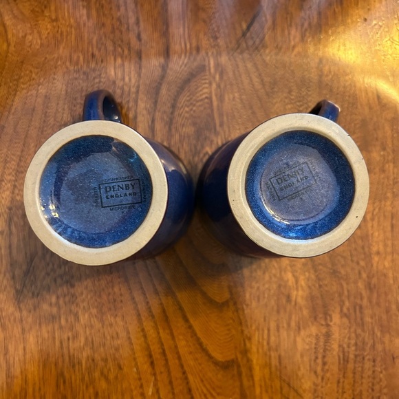 Denby England Storm Plum Set/2 Footed Mugs - Picture 6 of 12